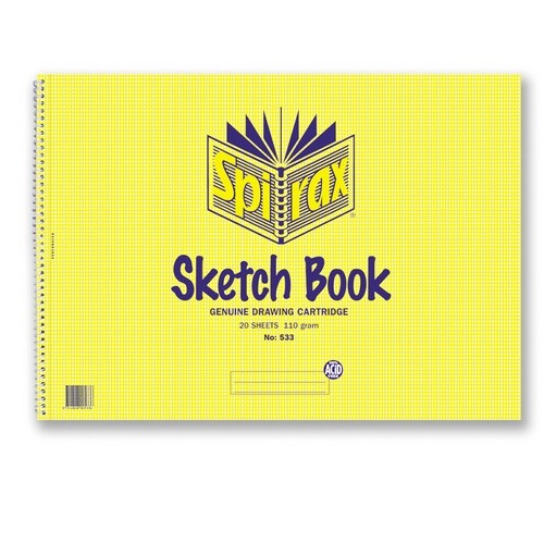 Worldone A3 Sketch Book Spiral WPP1304 (50 Pages)
